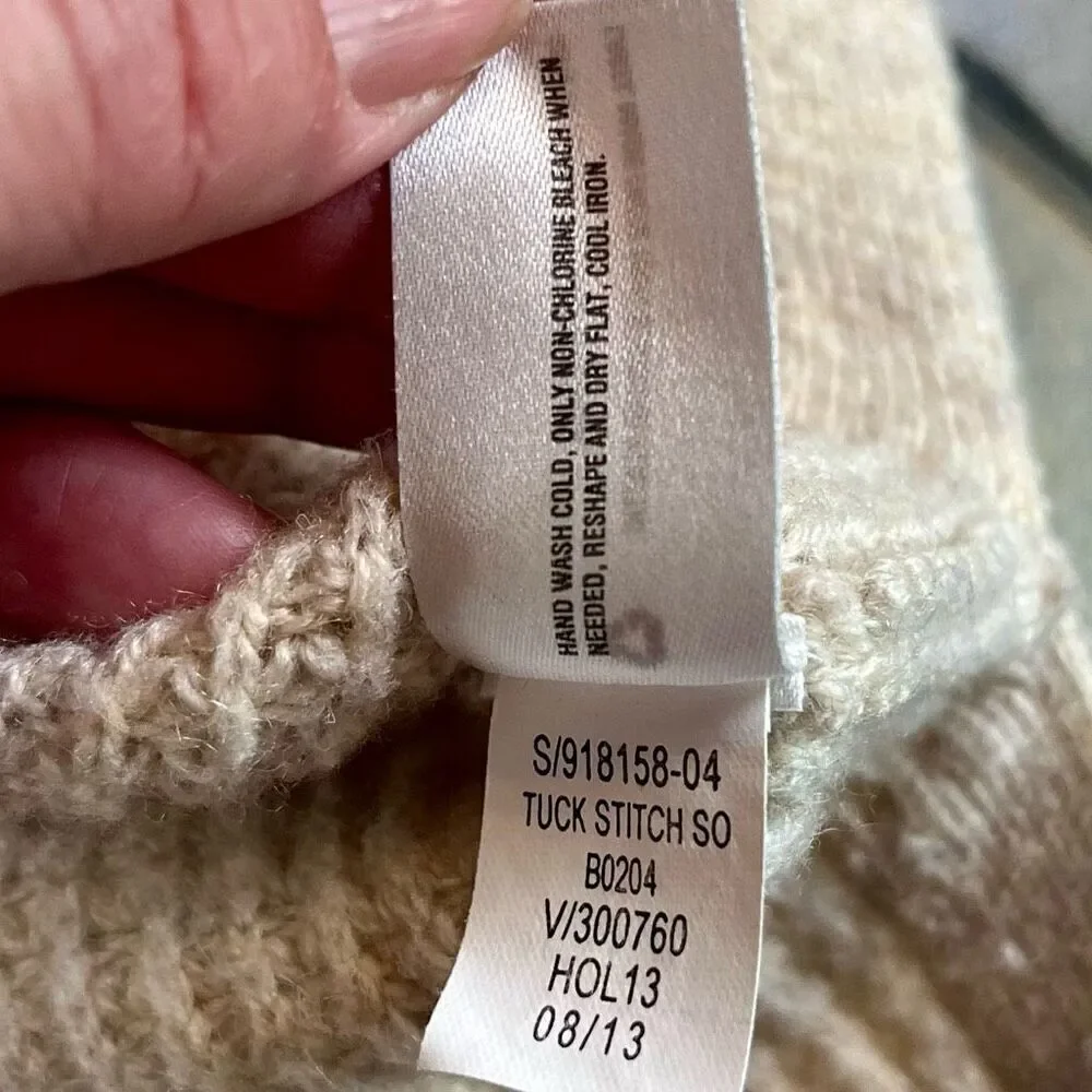 Gap Wide Neck Waffle Sweater XS